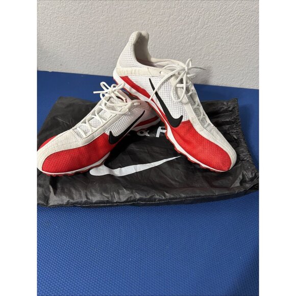 Nike Zoom Forever XC Cross Country Shoes Mens Sz 10.5 Spikes NIB White Sport Red main image 10